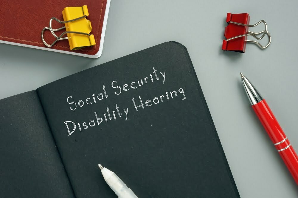 Notebook to prepare for Social Security Disability Hearing